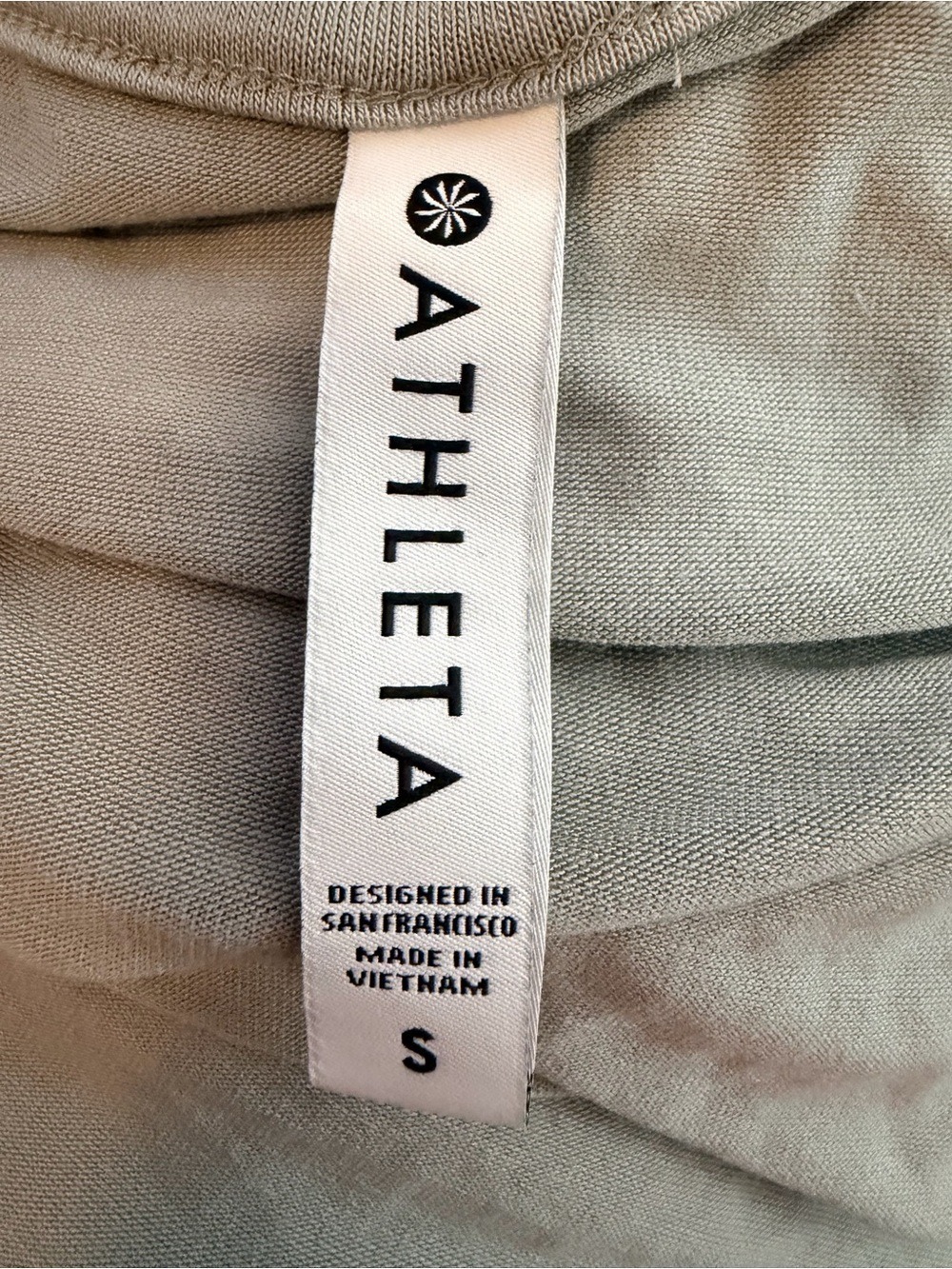 Athleta Cloudlight Restore Tank Fog Gray Modal Tunic Top Size S NWT - Picture 5 of 12
